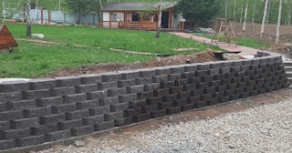 Установка подпорной стенки в Полевской: качество и цена от 2823 руб.